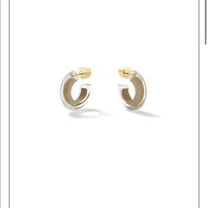 NWT Alison Lou Jelly Huggies Taupe